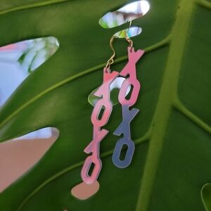 Handmade XOXO Dangle Earrings